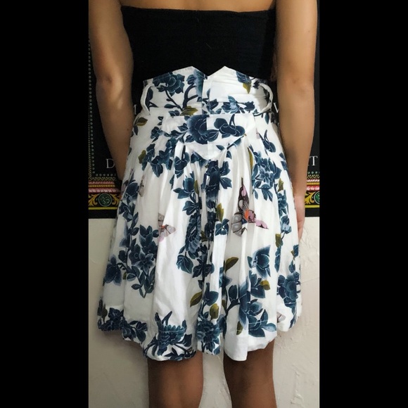 FRENCH CONNECTION Button Down Nature Themed Skirt - Picture 5 of 5